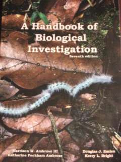   Image Gallery for Handbook of Biological Investigation (6th Edition