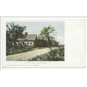   Reprint Old House, West Gardiner, Me 1902 1903