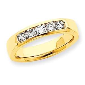  14k Channel Band Mounting Jewelry