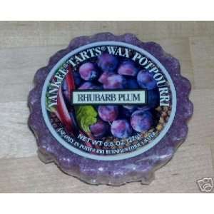  Rhubarb Plum   Box of 24 Yankee Candle Tarts Wax Potpourri 