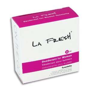  La Fresh Travel Lite Deodorant Wipes for Women, 200 Count 