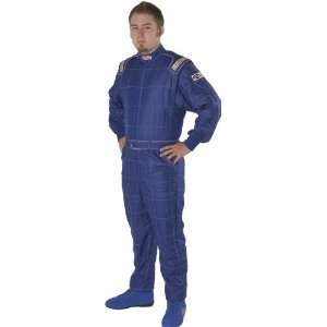  G Force 4545LRGBU GF 545 Blue Large Double Layer Racing Suit 