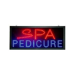 Spa Pedicure Chasing Flashing LED Sign 10.5 x 24