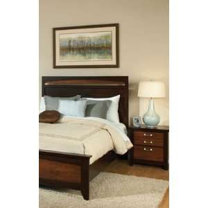  South Beach Queen Panel Bed In Rodeo Cherry Finish by 