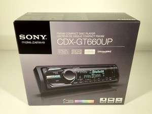 SONY CDX GT660UP IN DASH RECEIVER CD/ / WMA PANDORA LINK W/USB 