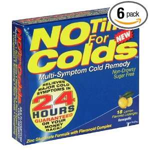  Symptom Cold Remedy Lozenges, Lemon 18 Each (Pack of 6) Health