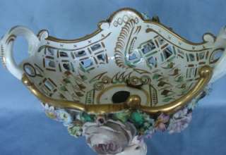 DRESDEN ENCRUSTED CENTREPIECE C1900  