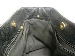 CHANEL Black Leather CC Twist Lock CERF Tote 2002 w/ Dustbag  