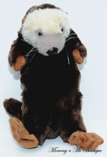 for your consideration is a the petting zoo sea otter puppet plush