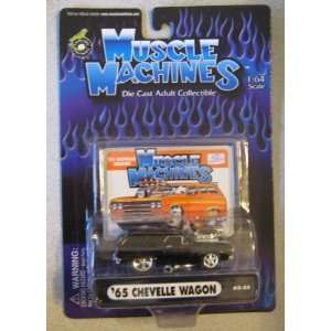 Muscle Machines 65 Chevelle Wagon Black Toys & Games