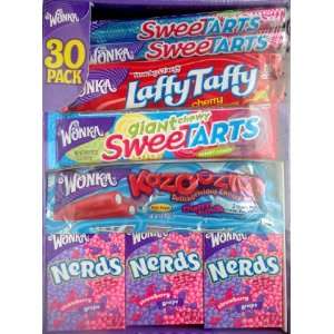Wonka Sweet and Tangy Variety 30 Pack  Grocery & Gourmet 