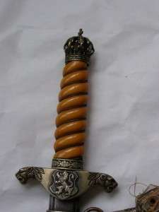WWII Bulgarian Royal officers parade dagger dirk.RRRR  