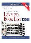 NEW The Fountas & Pinnell Leveled Book List, K 8+ 20  