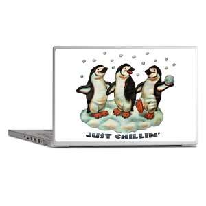    Skin Cover Christmas Penguins Just Chillin in Snow 