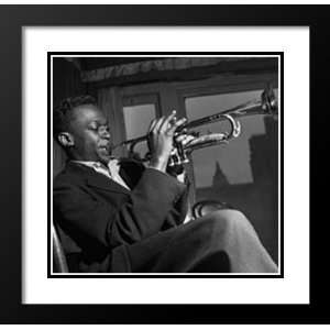  Miles Davis (New York City) 25x25 Framed and Double Matted 