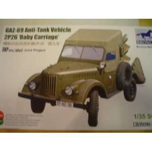   35 Soviet Gaz 69 Anti Tank Vehicle 2P26 Baby Carriage Toys & Games