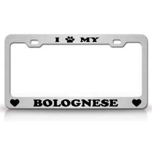  I PAW MY BOLOGNESE Dog Pet Animal High Quality STEEL 