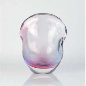   Art Glass Lavender & Pink Sommerso Tulip Vase 