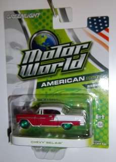 Greenlight Motor World 1955 CHEVY BEL AIR Green Machine Chase  