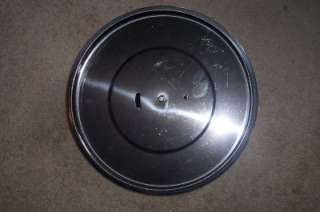 FAL STAINLESS STEEL LID WITH BLACK HANDLE 10 1/8 INCH  