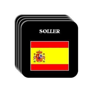 Spain [Espana]   SOLLER Set of 4 Mini Mousepad Coasters 