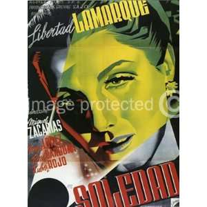  Soledad Vintage Mexican Cinema Poster   11 x 17 Inch 
