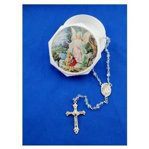  Guardian Angel Baby Rosary   Crystal Jewelry