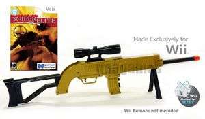 Wii Sniper Elite Bundle + 1x Sniper Rifle w/Scope NEW  