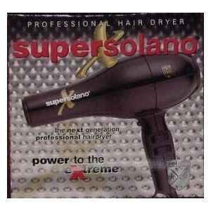  Super Solano Extreme Professional Hair Dryer 232X Black 