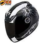 Large ~ Scorpion EXO 400 Impact Black Motorcycle Helmet DOT SNELL