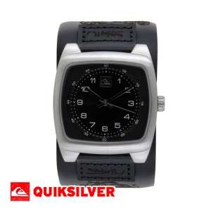 Mens Quiksilver Checkmate Wide Watch   Black  