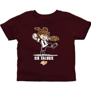 Southern Illinois Salukis Toddler Girls Softball T Shirt   Maroon 