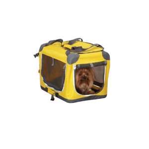   Gear Nylon Pioneer Soft Dog Crate, XX Small, Yellow