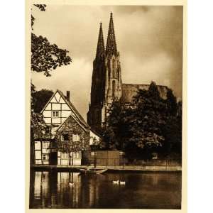  1924 Germany Soest Rhine Westphalia Wiesenkirche Church 