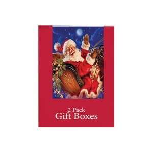  Santas Forest Inc 69623 Christmas Gift Boxes 17, 2 Pack 