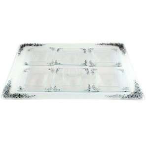  Rectangle Glass Passover Seder Plate