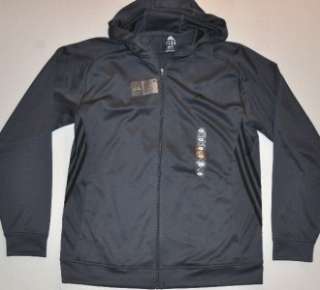 ADIDAS Mens Front Zip Hooded Jacket NEW Gray M L XL  
