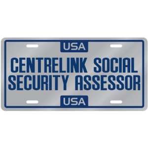 New  Usa Centrelink Social Security Assessor  License Plate 