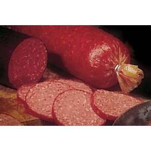 Chub of Smoked Beef Summer Sausage  Grocery & Gourmet Food