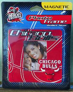 CHICAGO BULLS RED RUBBER MAGNETIC PICTURE FRAME NBA NEW  