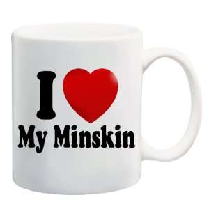LOVE MY MINSKIN Mug Coffee Cup 11 oz ~ Cat Breed