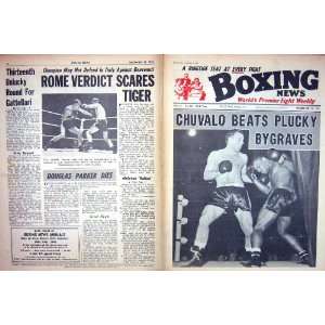  BOXING 1965 CHUVALO BYGRAVES CULLEN MOORE SOMERVILLE