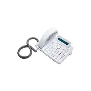   Phone 2 line LCD 47 keys White   SNO 320 WH