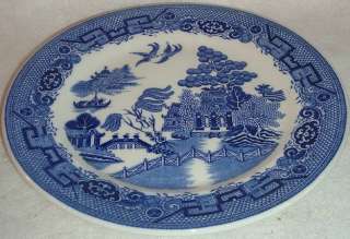Mayer China Blue Willow Restaurant Ware 10 Plate  