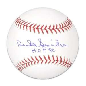  Duke Snider Autographed Baseball  Details HOF 