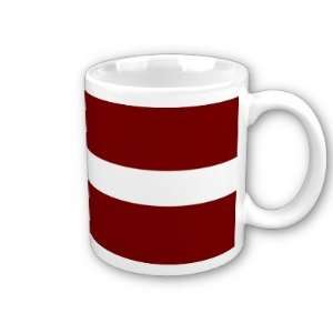  Latvia Flag Coffee Cup 