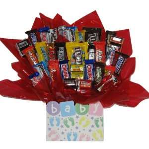    Chocolate Candy bouquet in a Baby Steps box 