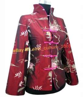 Chinese Women Embroidery Flower Jacket/Coat WHJ 02  