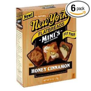 New York Flatbreads Flatbread Honey Cinnamon, 6 Ounce (Pack of 6)