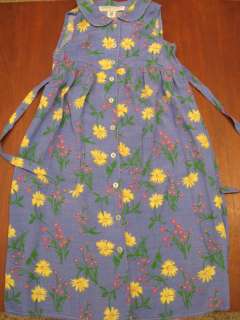 JONATHAN MARTIN Blue Yellow Floral Sleeveless Dress 6X  